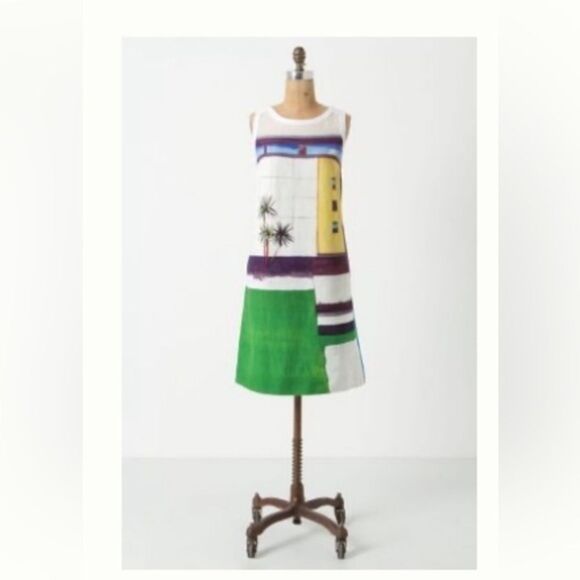 Anthropologie Dresses & Skirts - Anthropologie Maeve Painted Shift Dress size 4